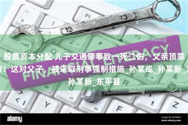股票资本分配 儿子交通肇事致一死二伤，父亲顶罪被识破！这对父子，被采取刑事强制措施_孙某成_孙某新_东平县