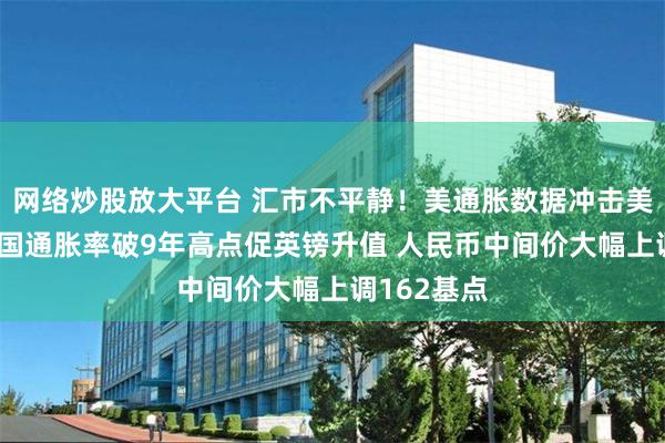 网络炒股放大平台 汇市不平静！美通胀数据冲击美元弱势 英国通胀率破9年高点促英镑升值 人民币中间价大幅上调162基点