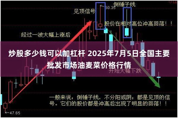 炒股多少钱可以加杠杆 2025年7月5日全国主要批发市场油麦菜价格行情