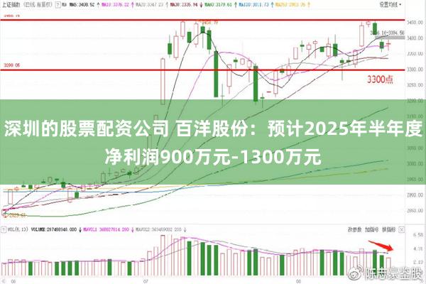 深圳的股票配资公司 百洋股份：预计2025年半年度净利润900万元-1300万元